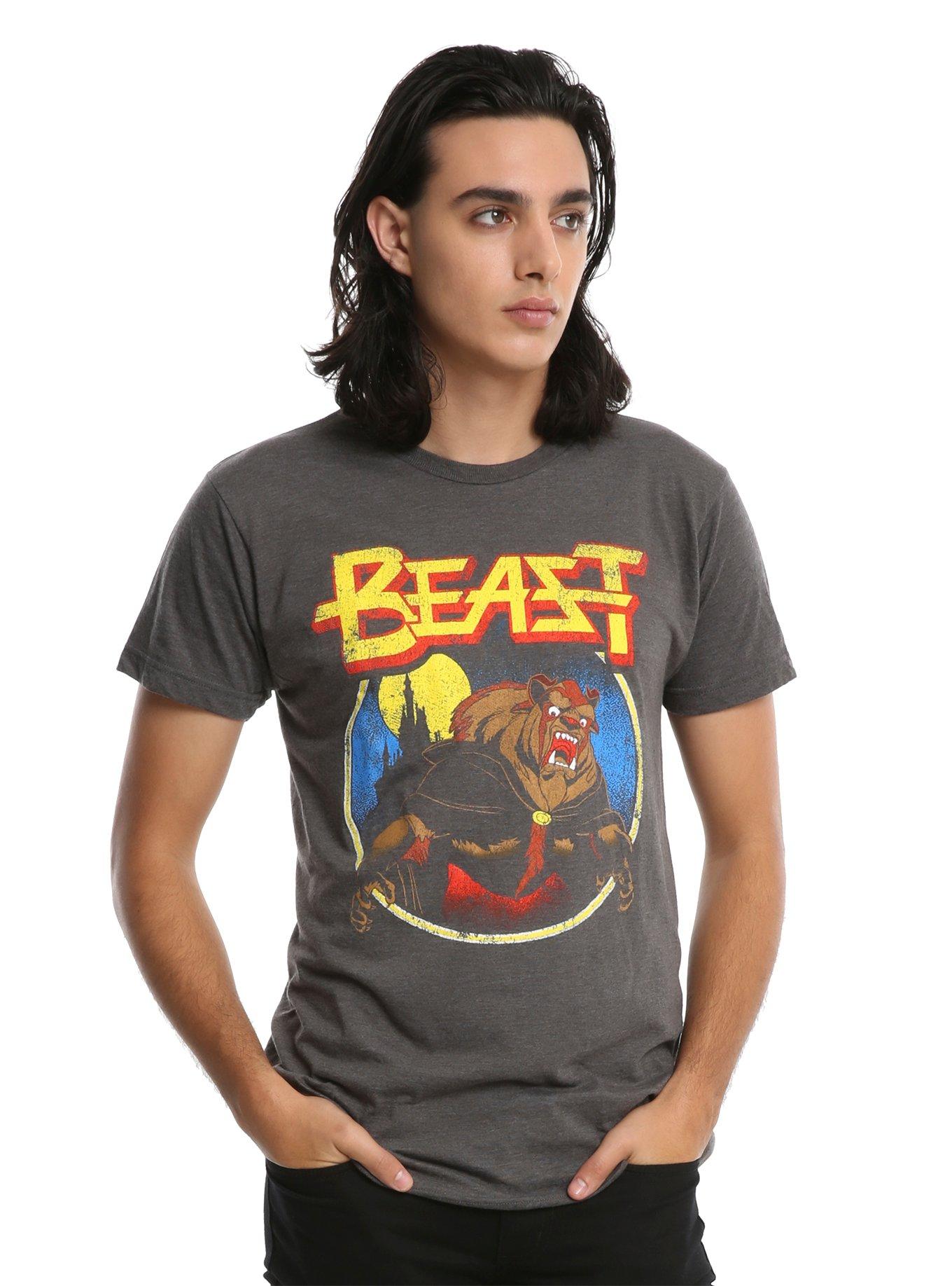 Disney Beauty And The Beast Metal T-Shirt, , alternate