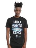 Vikings Who Wants To Be King T-Shirt, , alternate