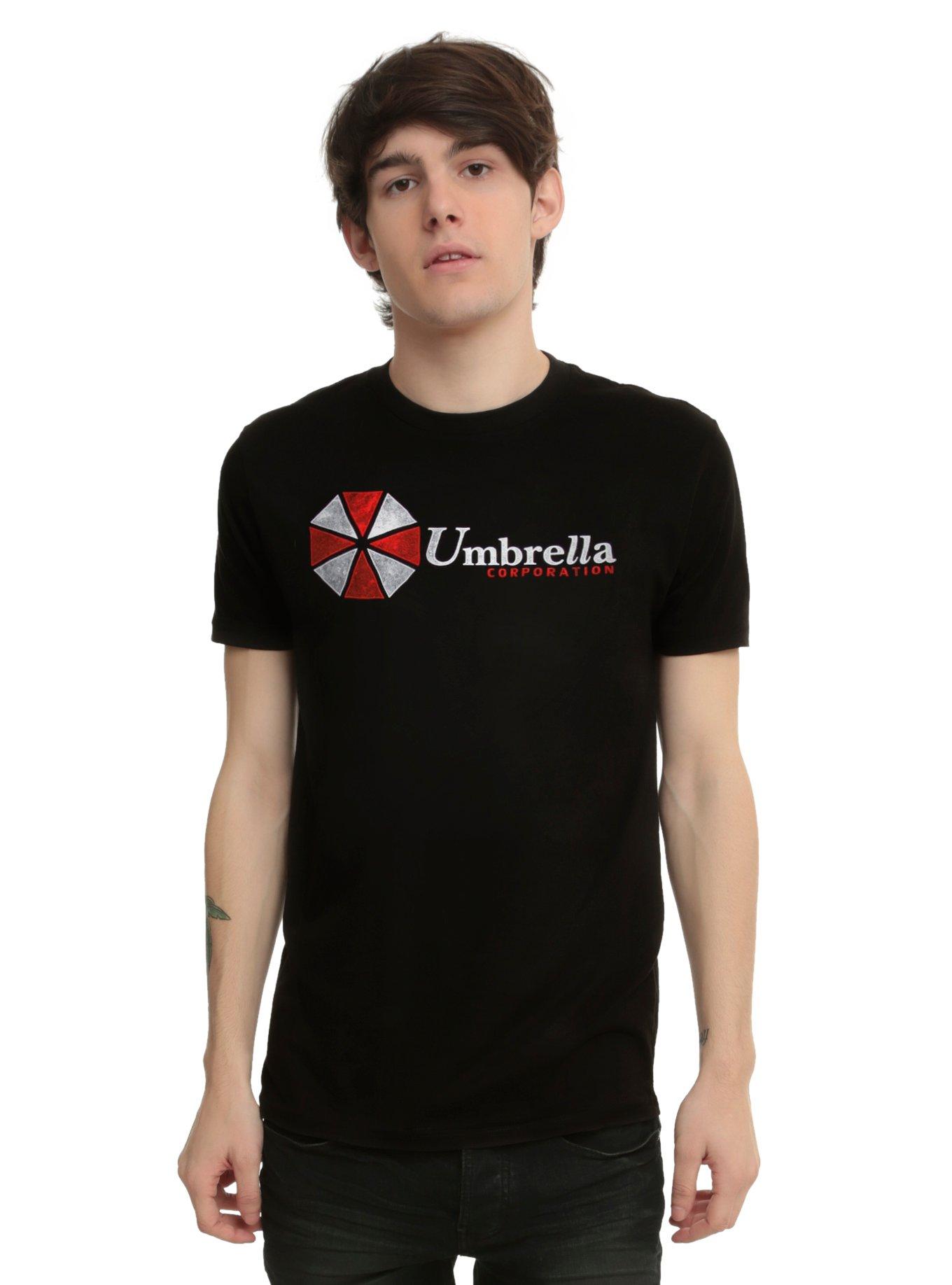 Resident Evil Umbrella Corporation Logo T-Shirt, , alternate
