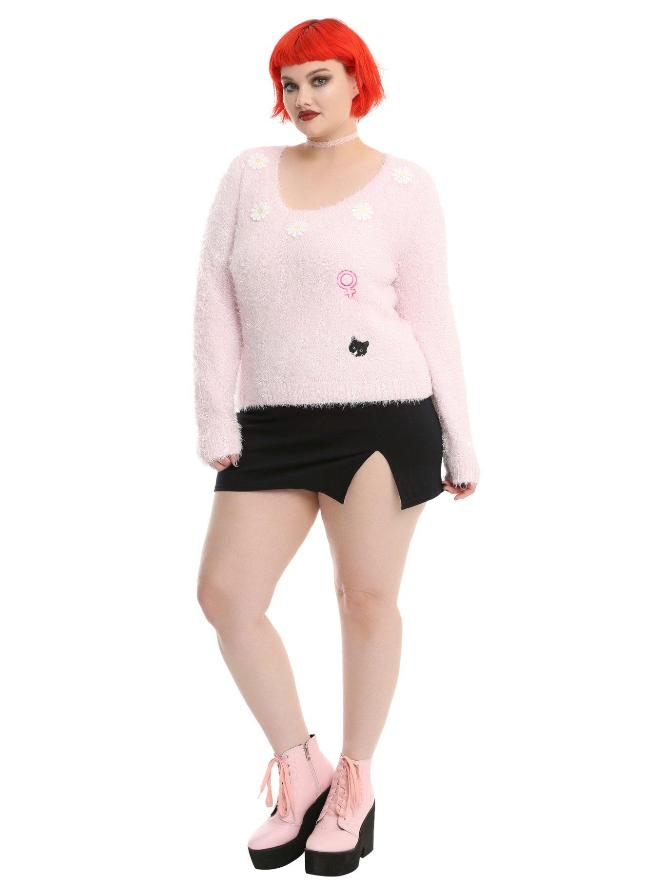 Buffy The Vampire Slayer Willow Fuzzy Sweater Plus Size, , alternate