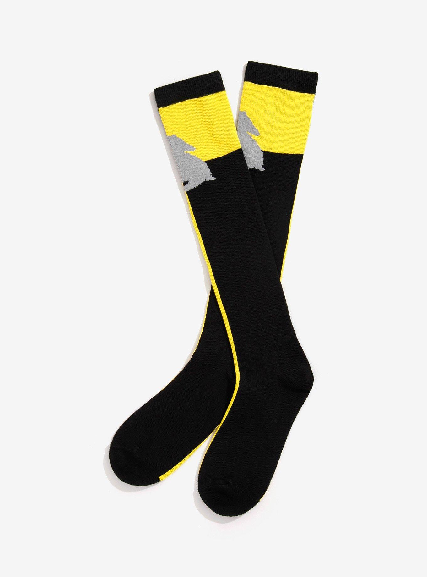 Harry Potter Hufflepuff Knee High Socks, , alternate