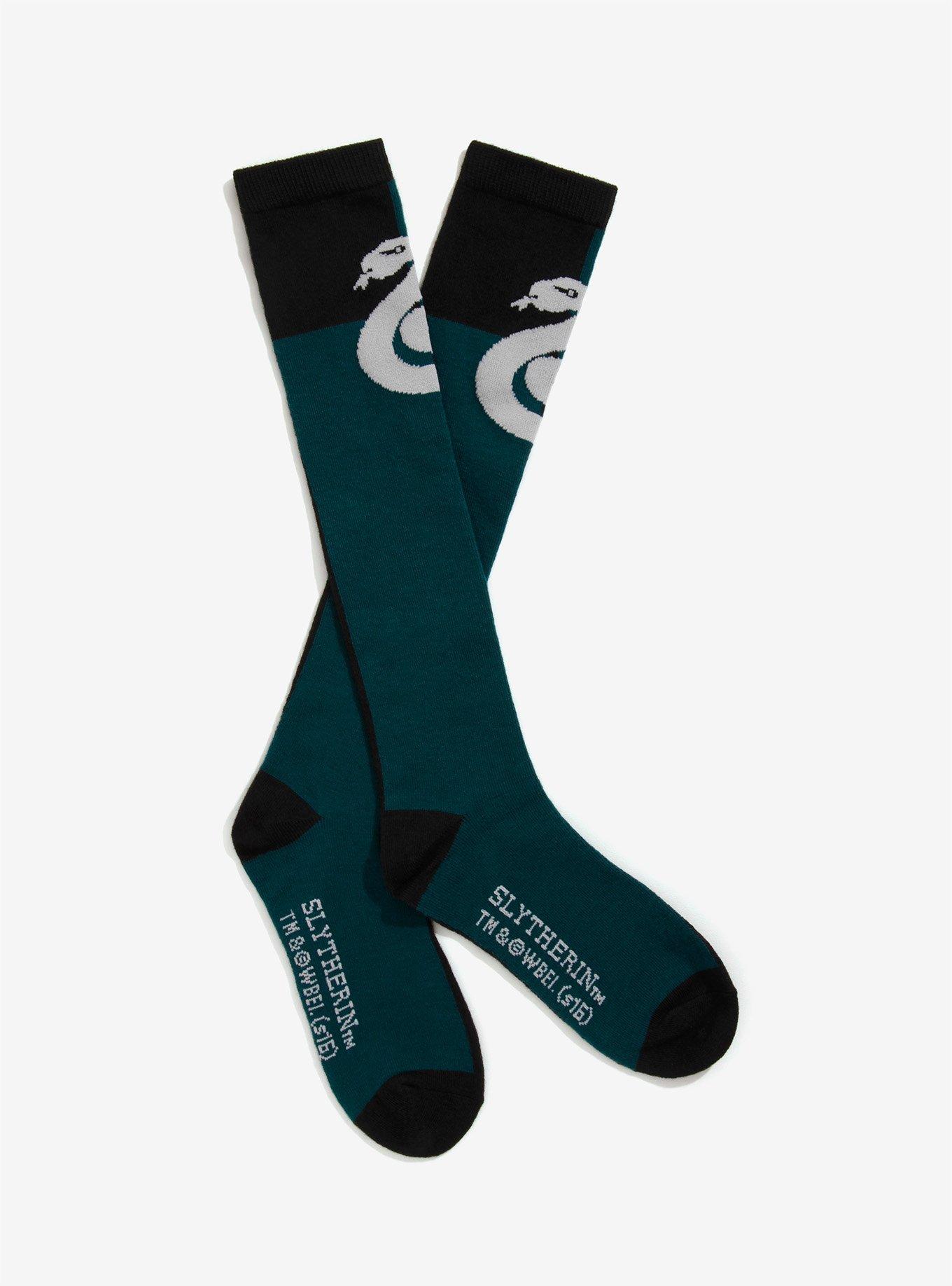 Harry Potter Slytherin Knee Socks, , alternate
