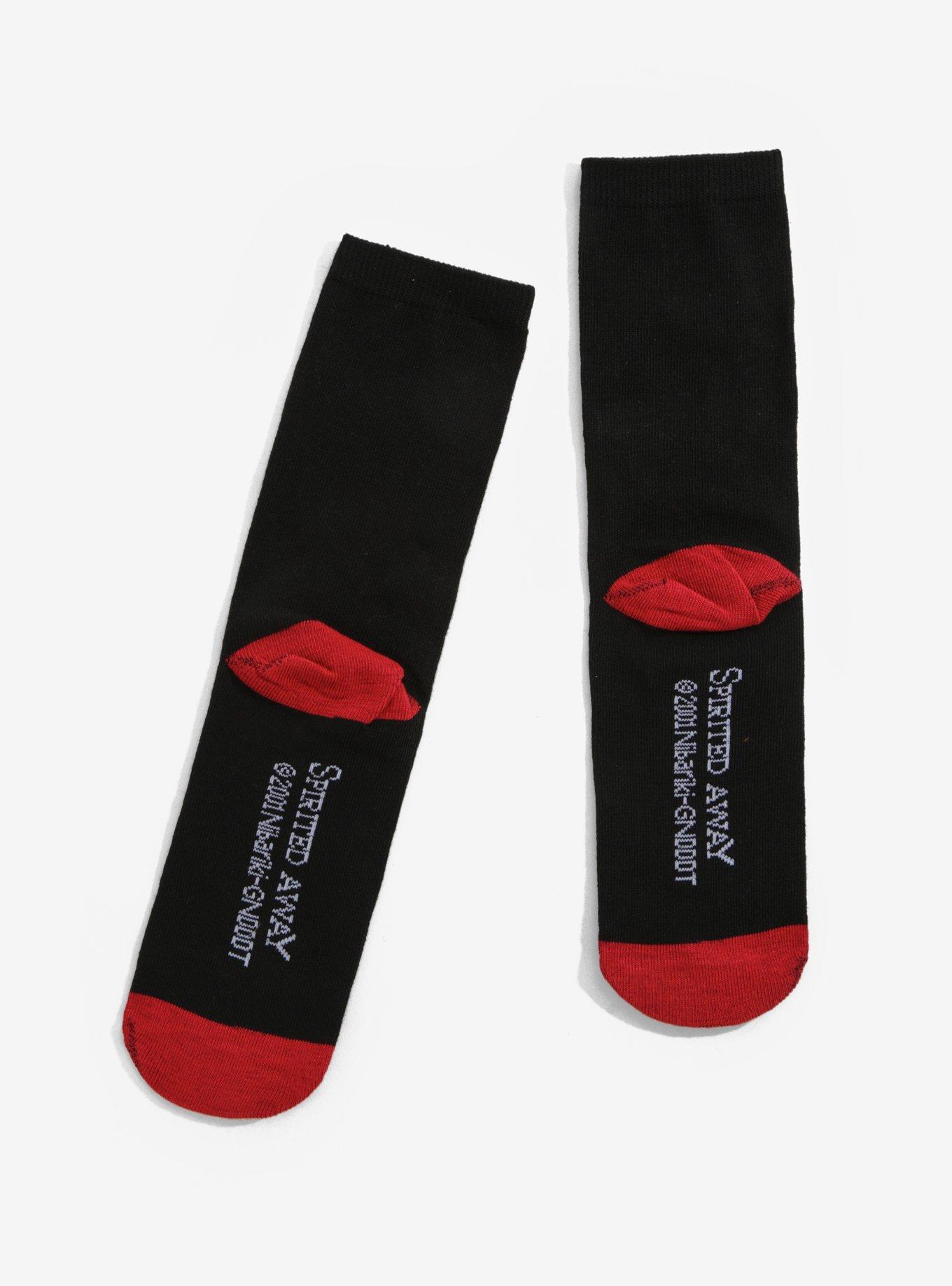 Studio Ghibli Spirited Away No-Face Crew Socks, , alternate