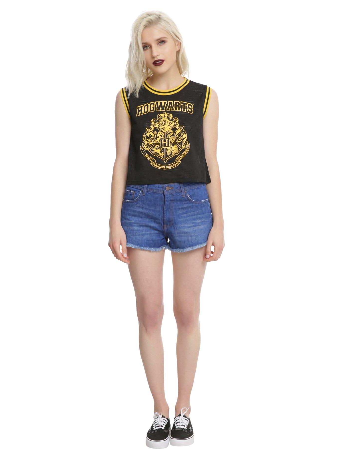 Harry Potter Hogwarts Crest Girls Jersey Tank Top, , alternate