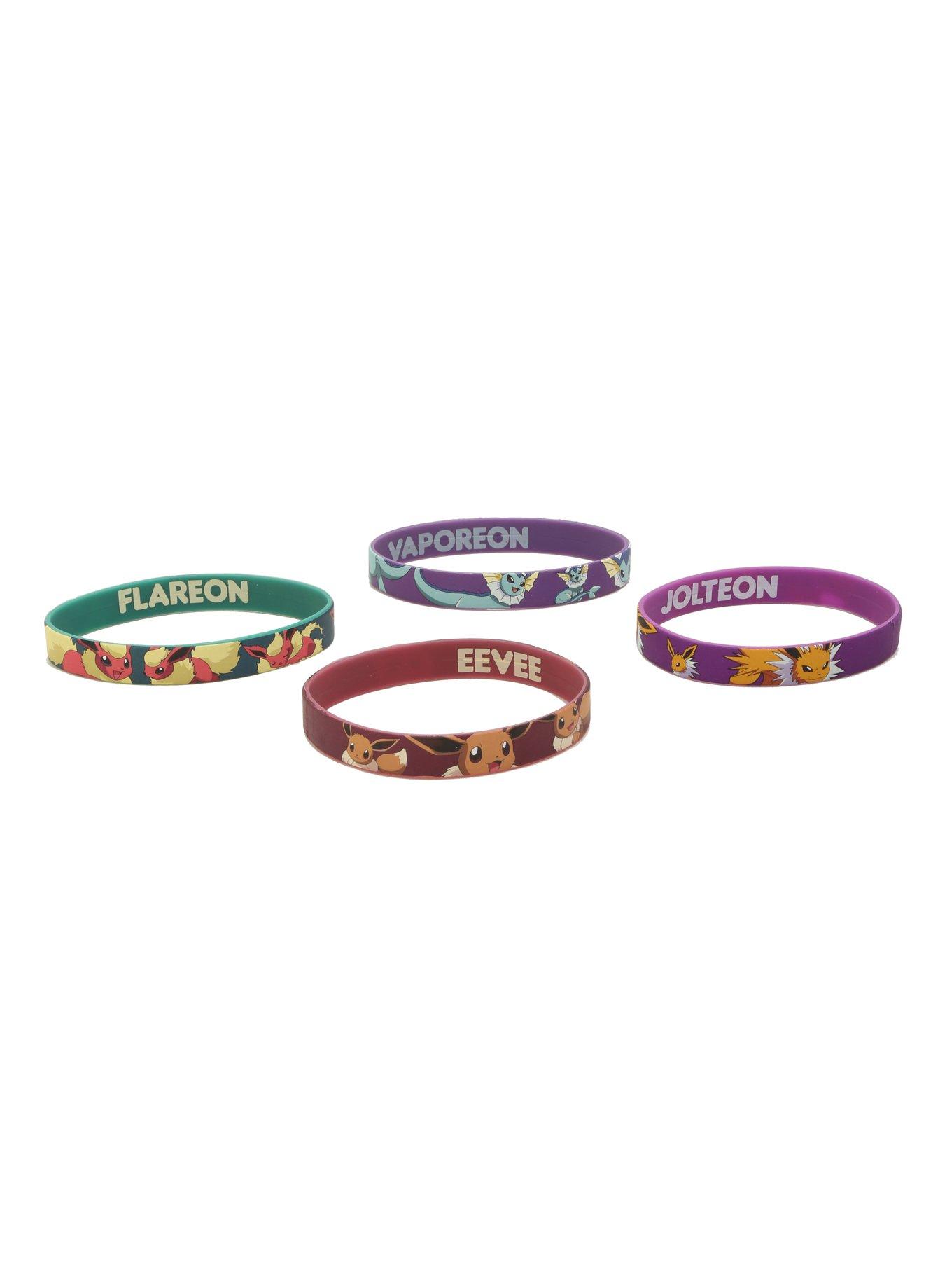 Loungefly Pokemon Rubber Eevee Evolutions Bracelet Set, , alternate