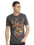 Nickelodeon Retro Characters Logo T-Shirt, , alternate