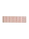 Pink Faux Leather Spike Cuff, , alternate