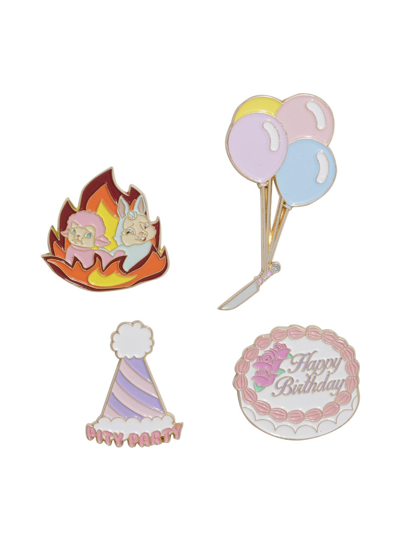 Melanie Martinez Pity Party Cry Baby Enamel Pin Set, , alternate