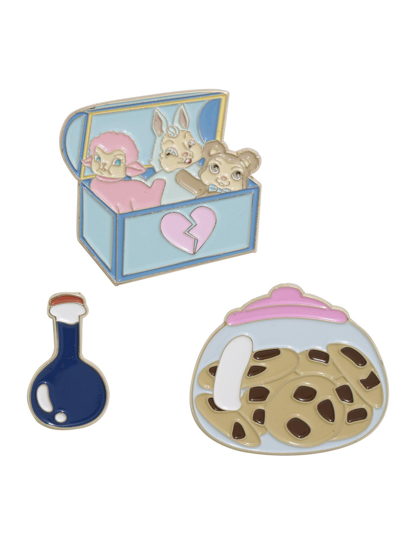 Melanie Martinez Milk And Cookies Cry Baby Enamel Pin Set, , alternate