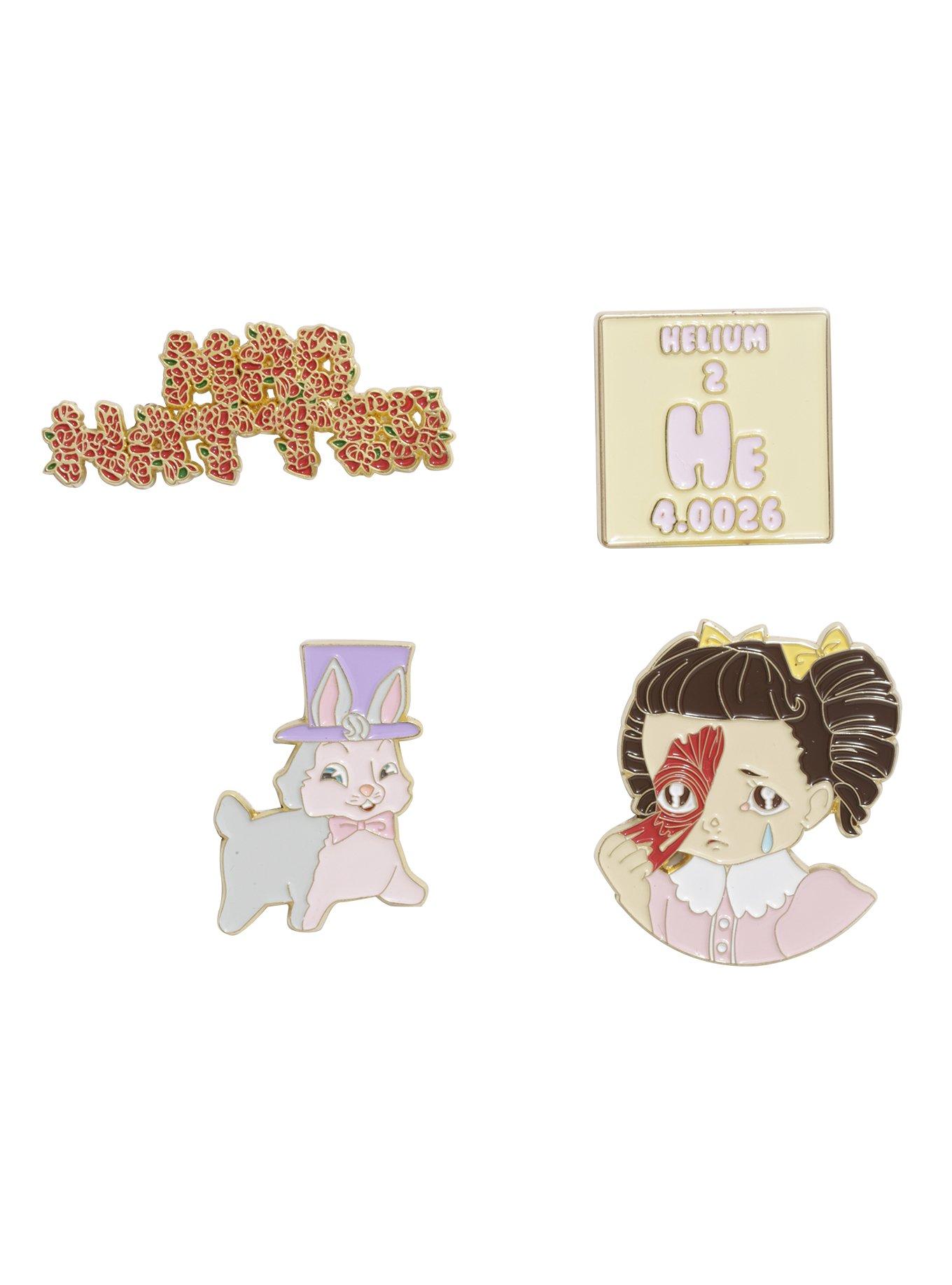 Melanie Martinez Mad Hatter Cry Baby Enamel Pin Set, , alternate