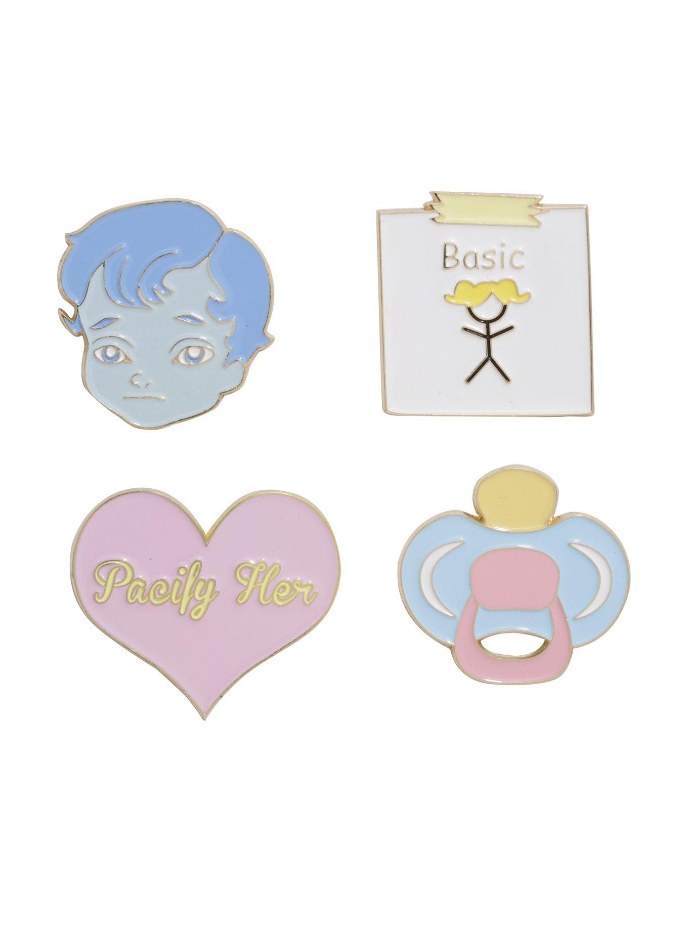 Melanie Martinez Pacify Her Cry Baby Enamel Pin Set, , alternate