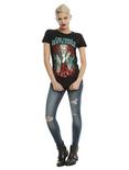 Five Finger Death Punch Lady Muerta Girls T-Shirt, BLACK, alternate