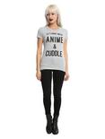 Anime & Cuddle Girls T-Shirt, , alternate
