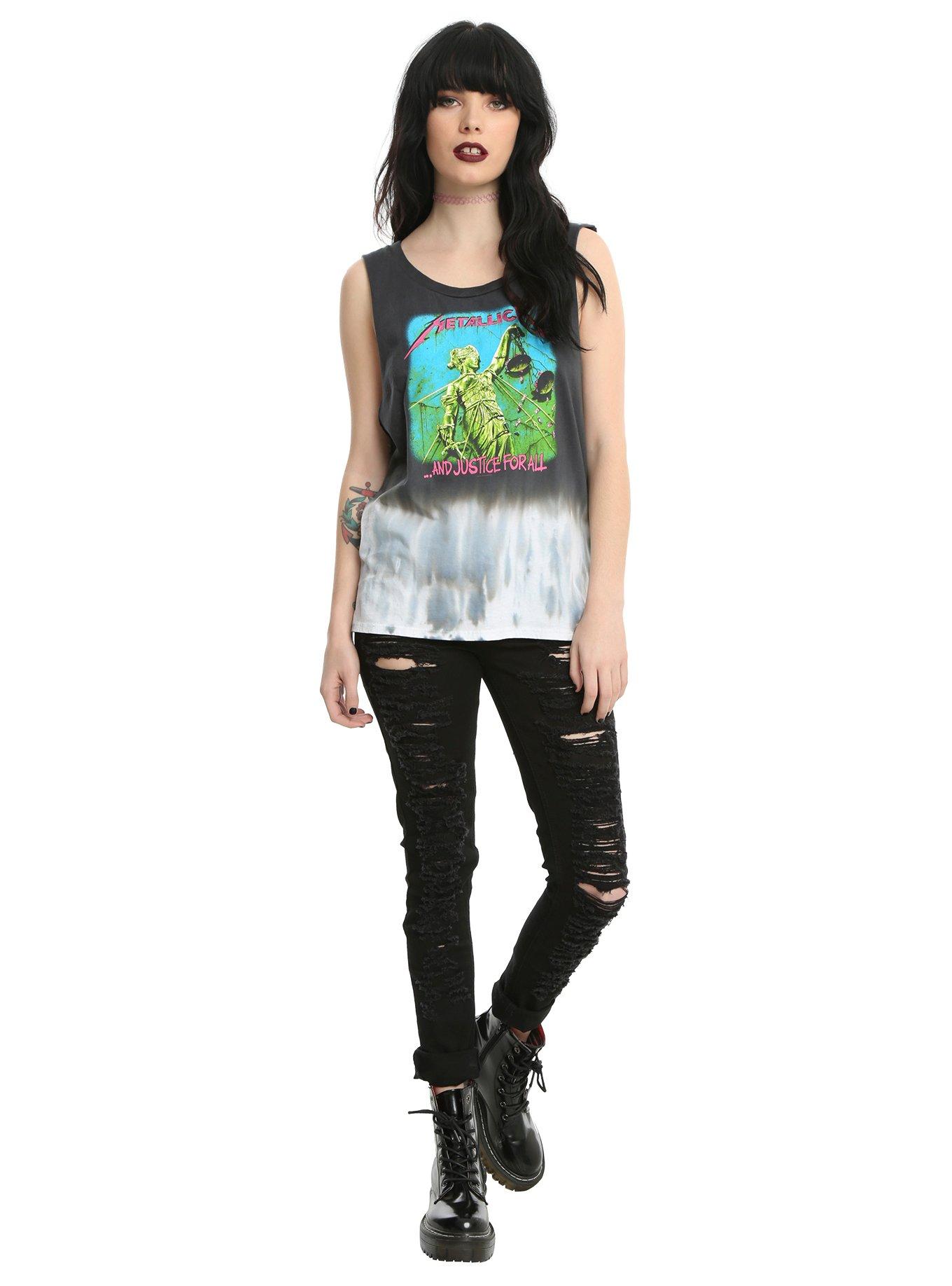 Metallica ...And Justice For All Girls Muscle Top, , alternate