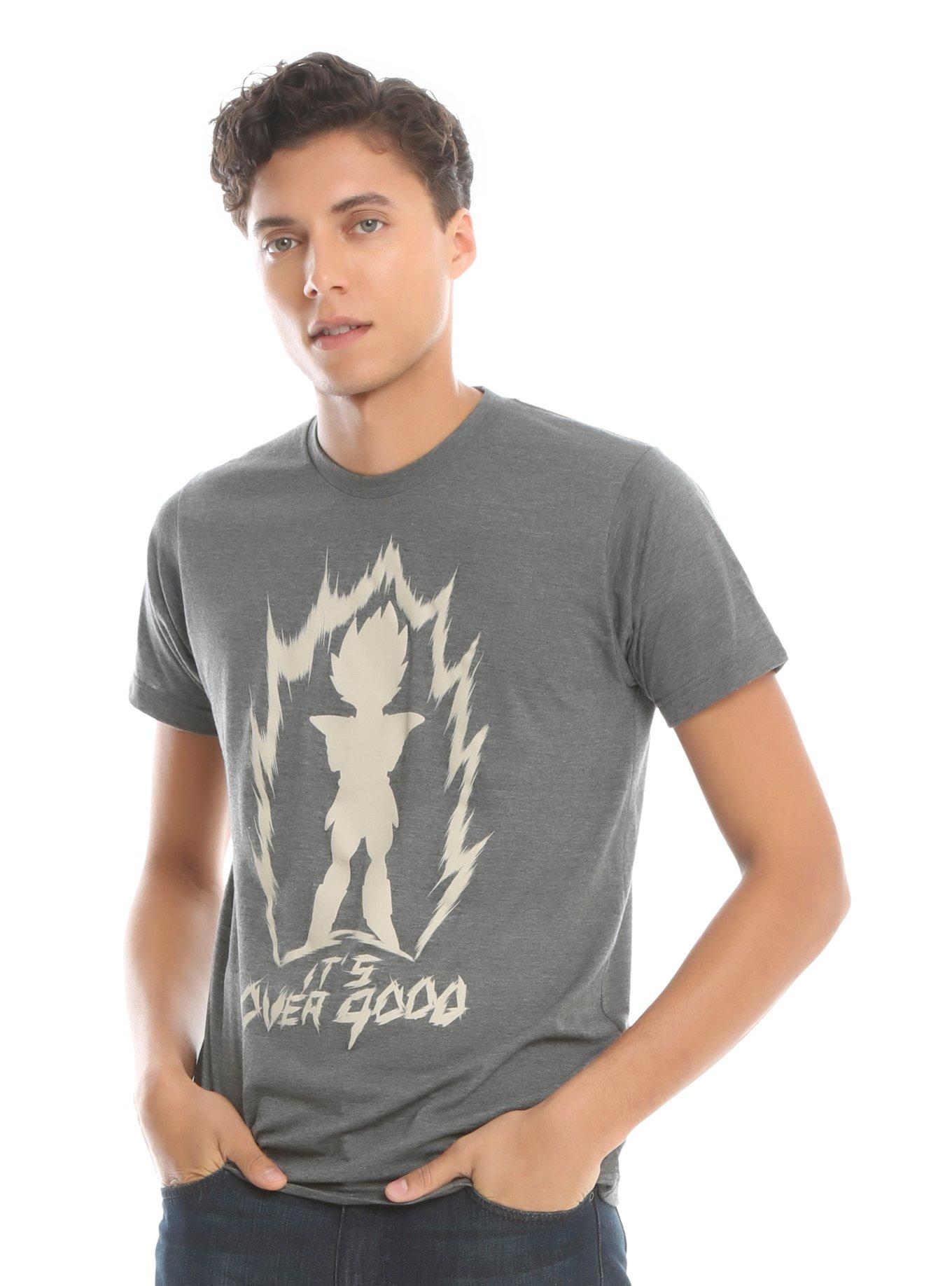 Dragon Ball Z It's Over 9000! Silhouette T-Shirt, , alternate