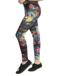 Disney Beauty And The Beast Stained Glass Leggings, , alternate