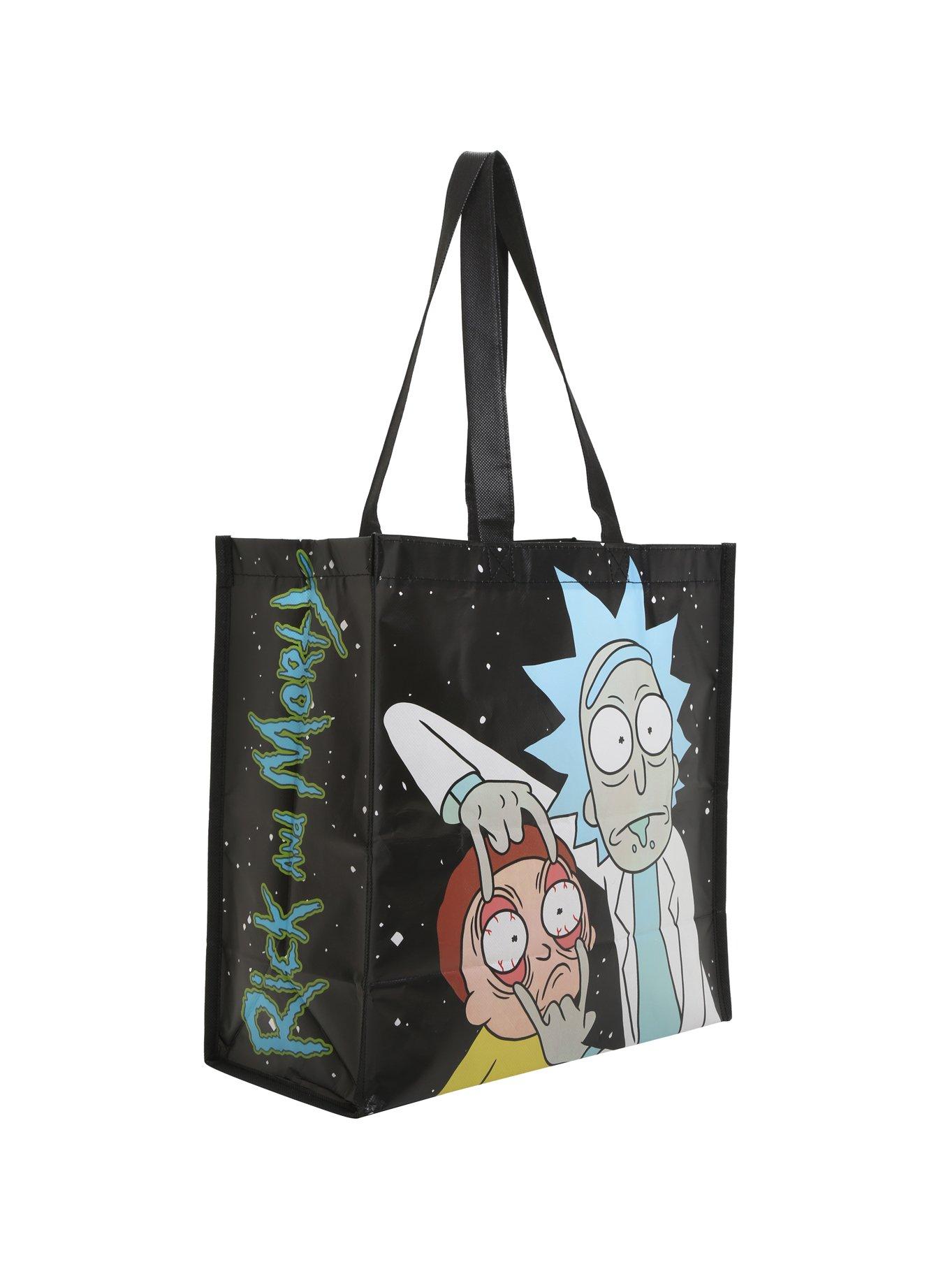 Rick And Morty Open Eyes Reusable Tote, , alternate