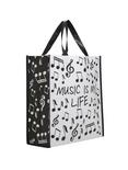 Loungefly Music Is My Life Reusable Tote, , alternate