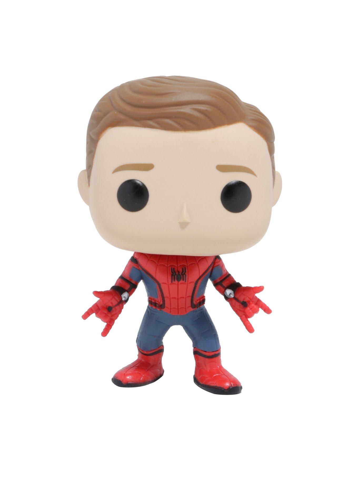 Funko Marvel Spider-Man: Homecoming Pop! Spider-Man (Unmasked) Vinyl Bobble-Head Hot Topic Exclusive, , alternate