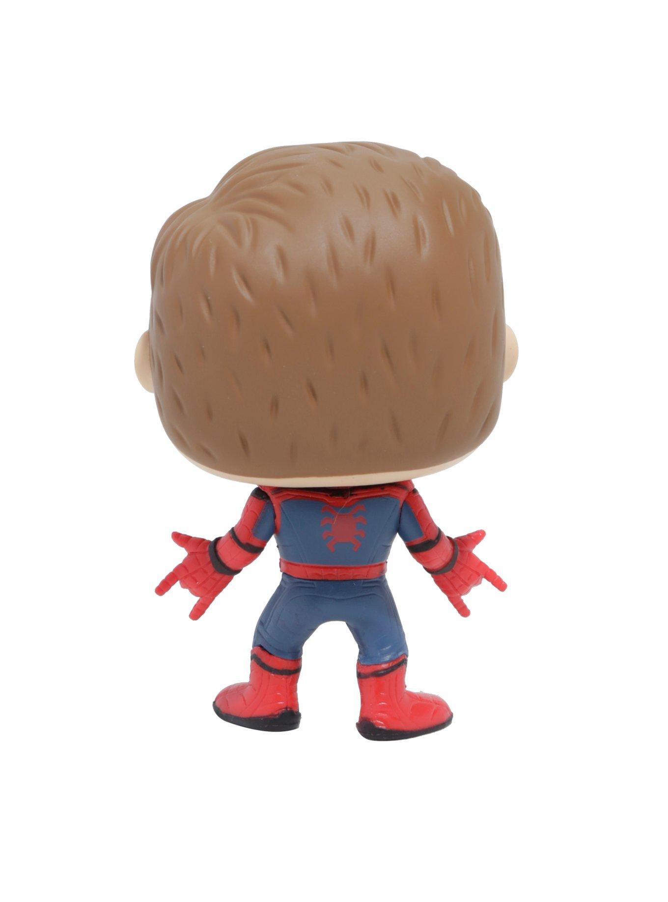 Funko Marvel Spider-Man: Homecoming Pop! Spider-Man (Unmasked) Vinyl Bobble-Head Hot Topic Exclusive, , alternate