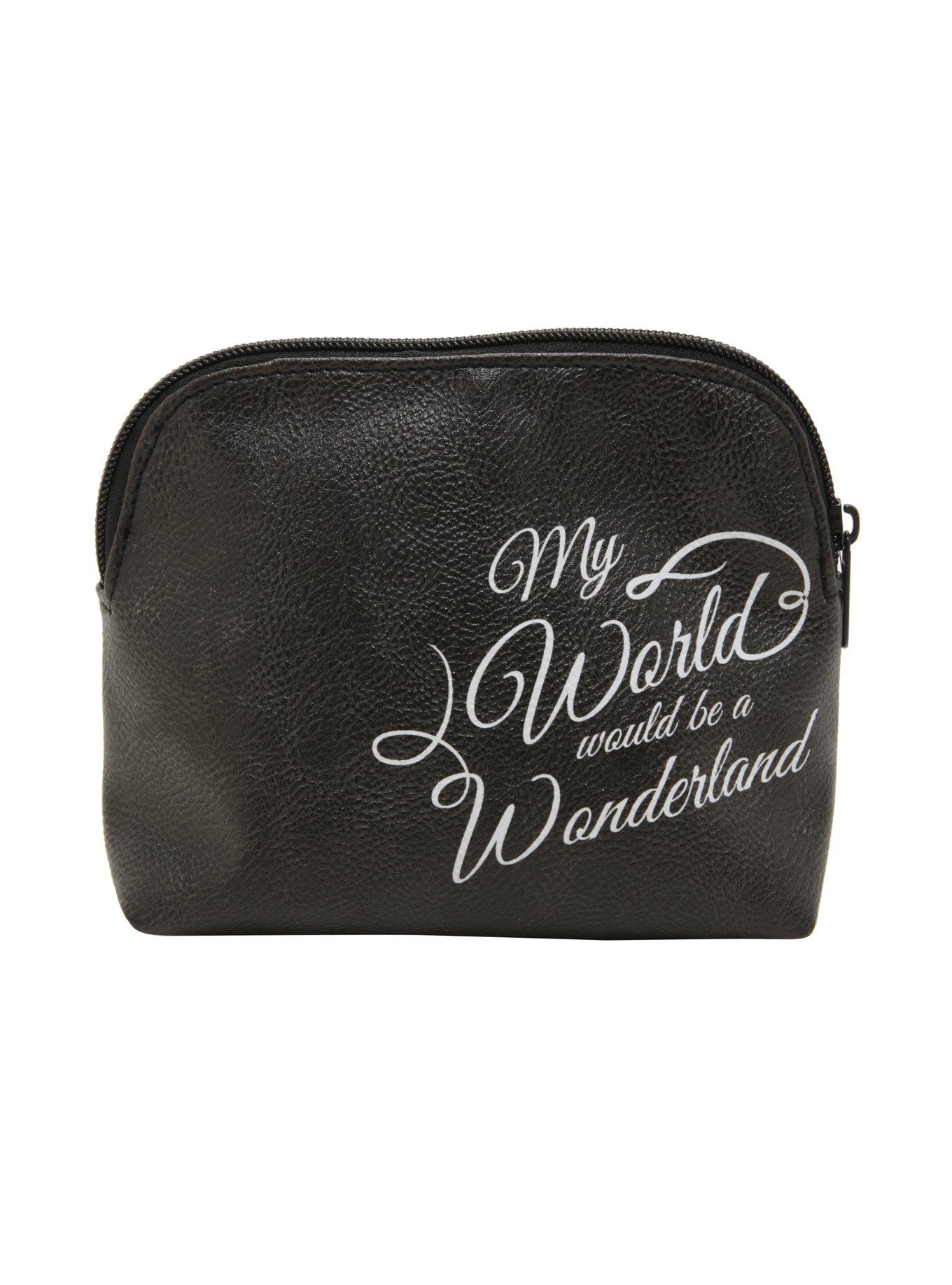 Disney Alice In Wonderland Falling Silhouette Makeup Bag, , alternate