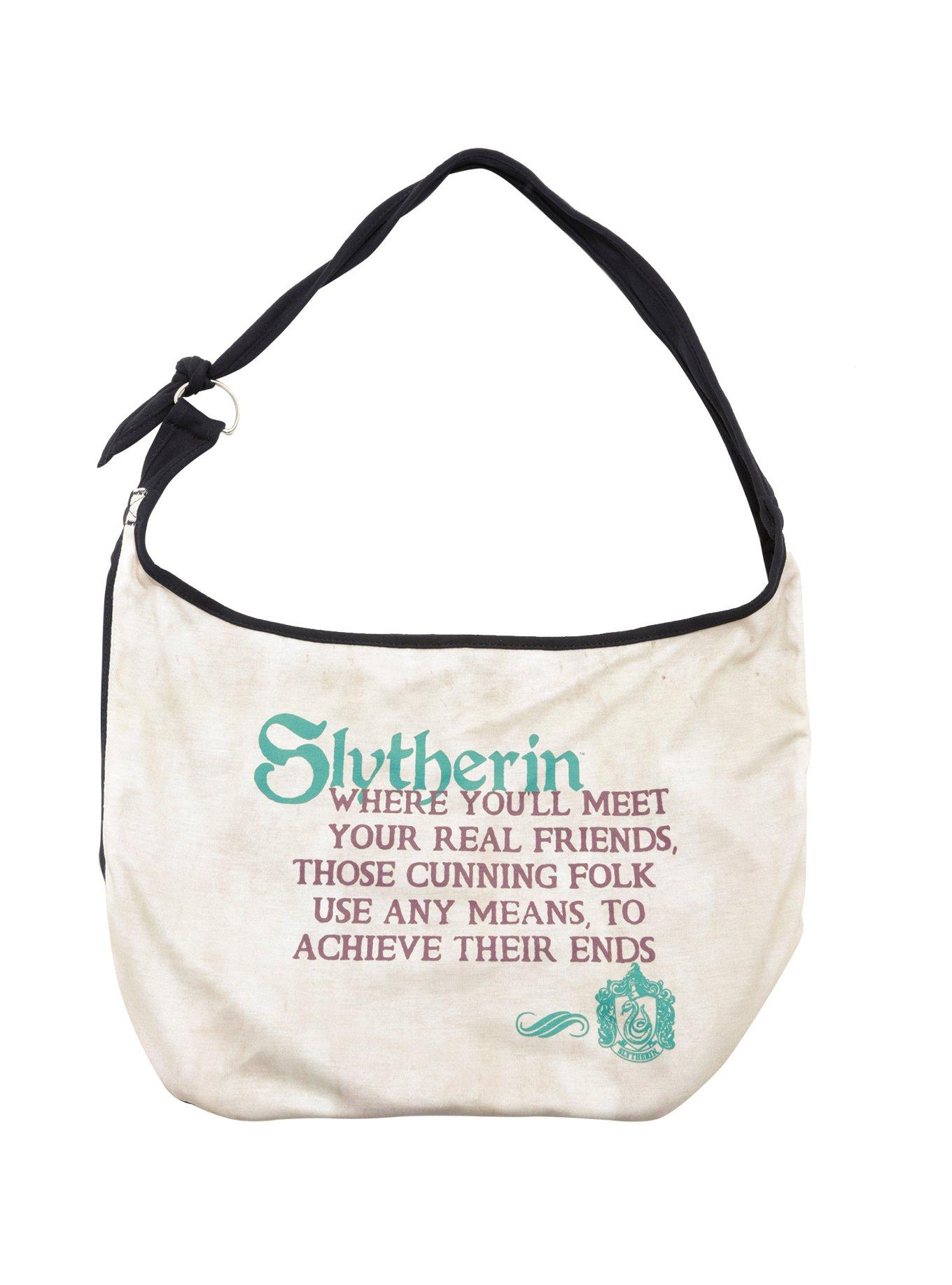 Harry Potter House Slytherin Hobo Bag, , alternate