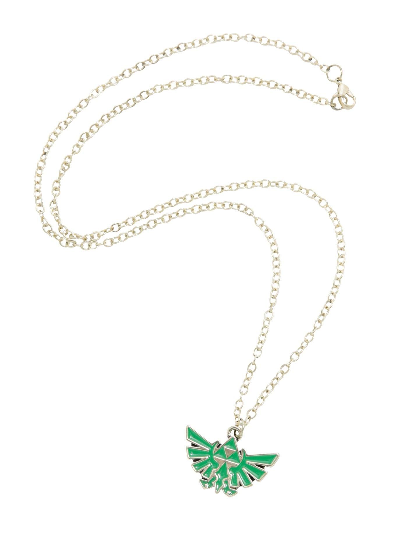 The Legend Of Zelda Triforce Charm Necklace, , alternate