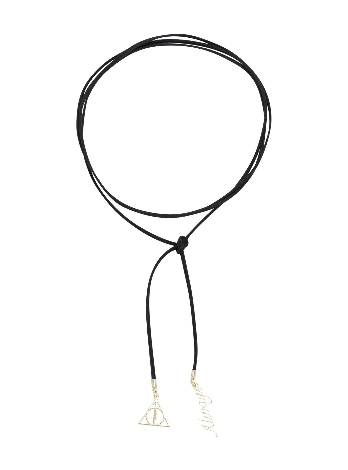Harry Potter Deathly Hallows Always Lariat Necklace, , alternate