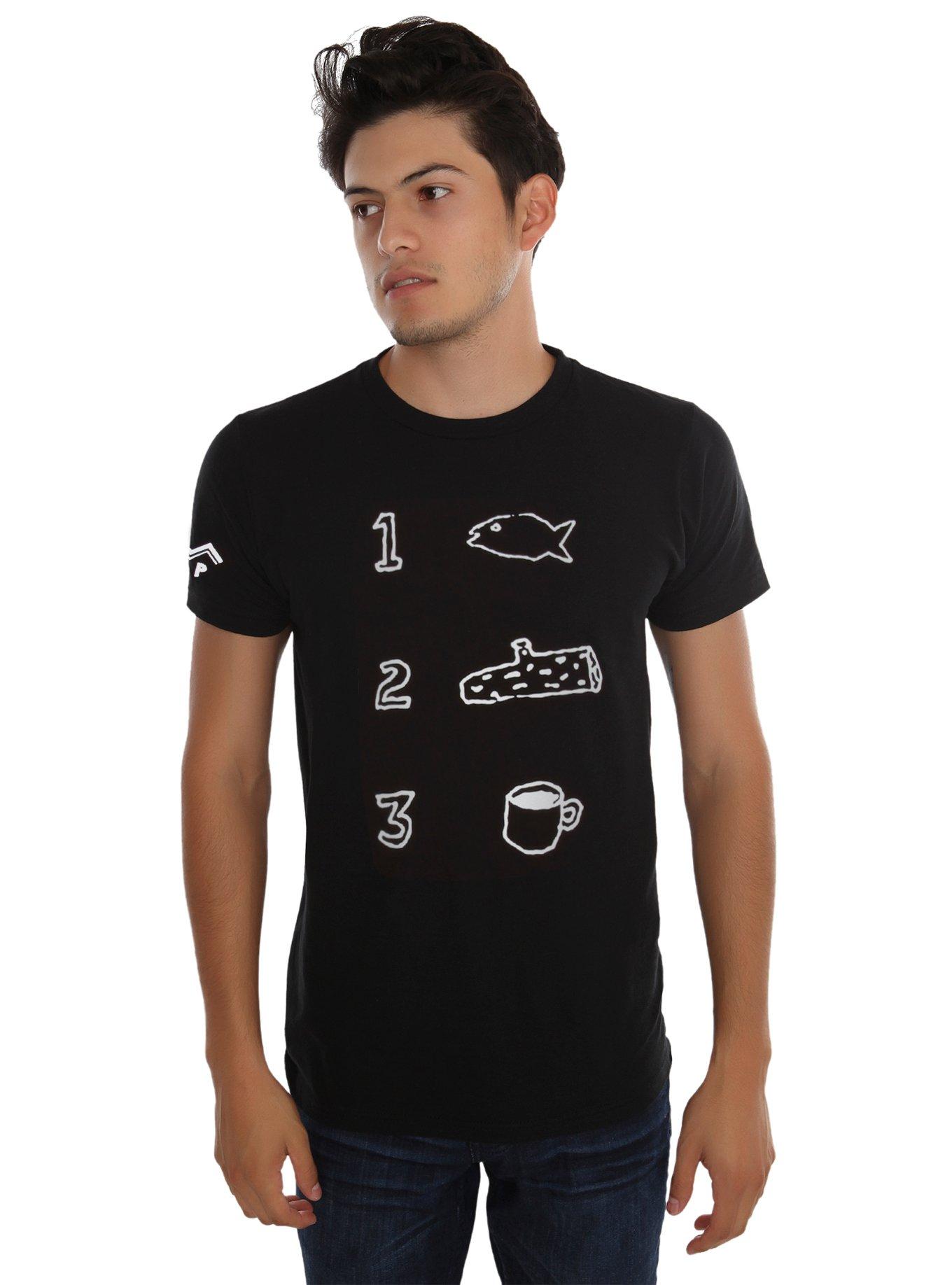 Twin Peaks Fish Log Coffee T-Shirt, , alternate
