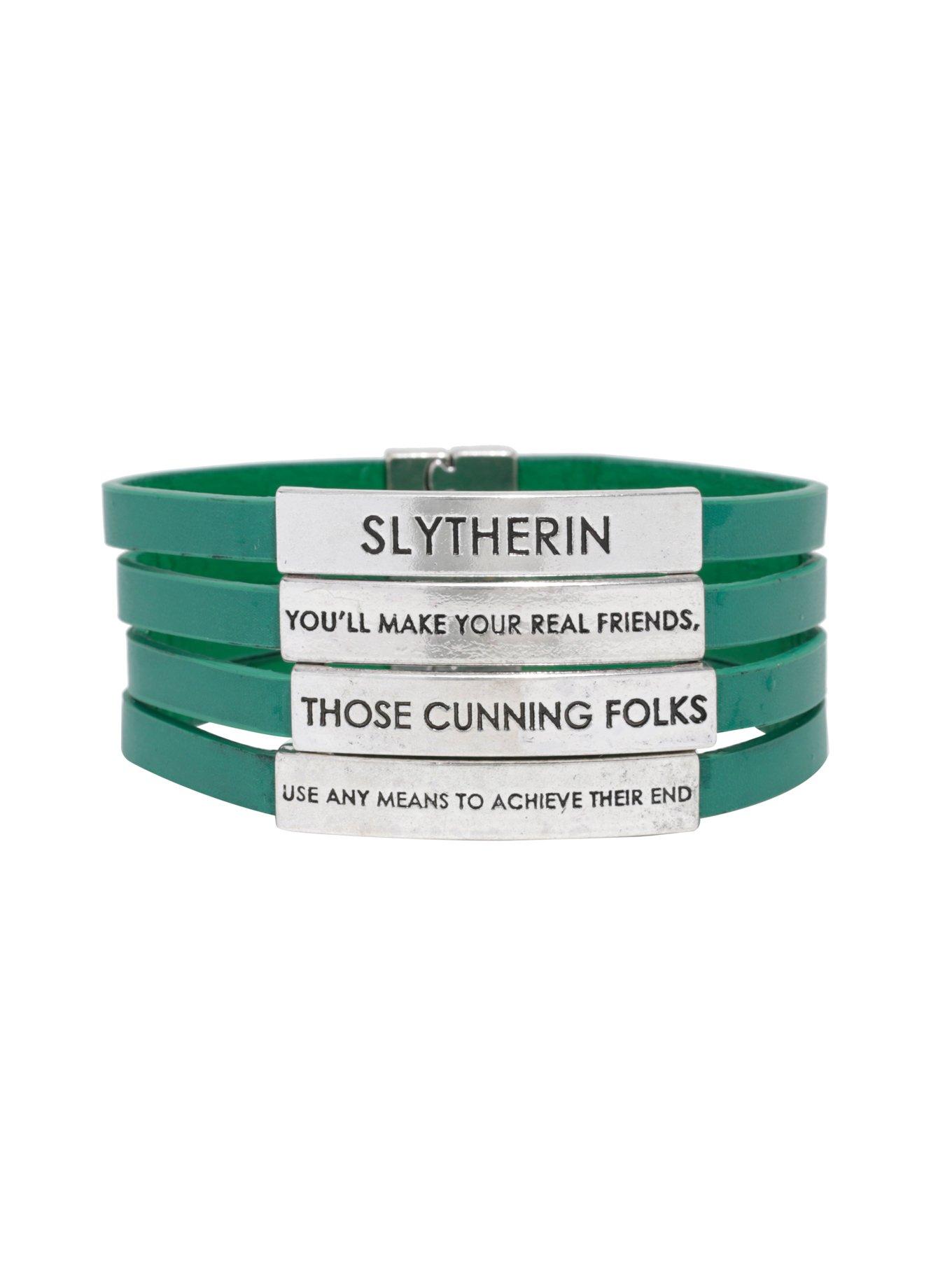 Harry Potter Slytherin Sorting Hat Wrap Bracelet, , alternate