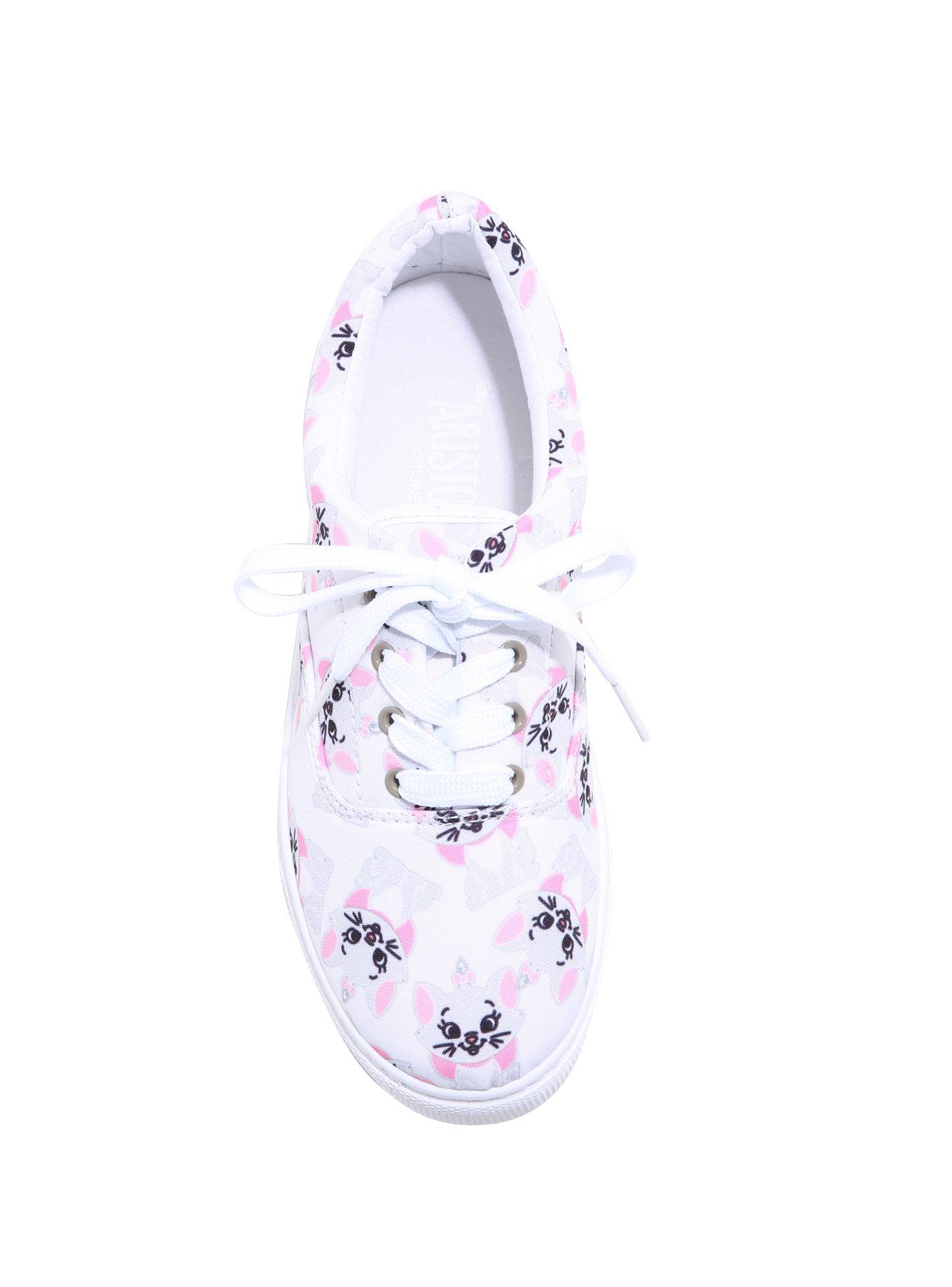 Disney The Aristocats Marie Allover Print Sneakers, , alternate