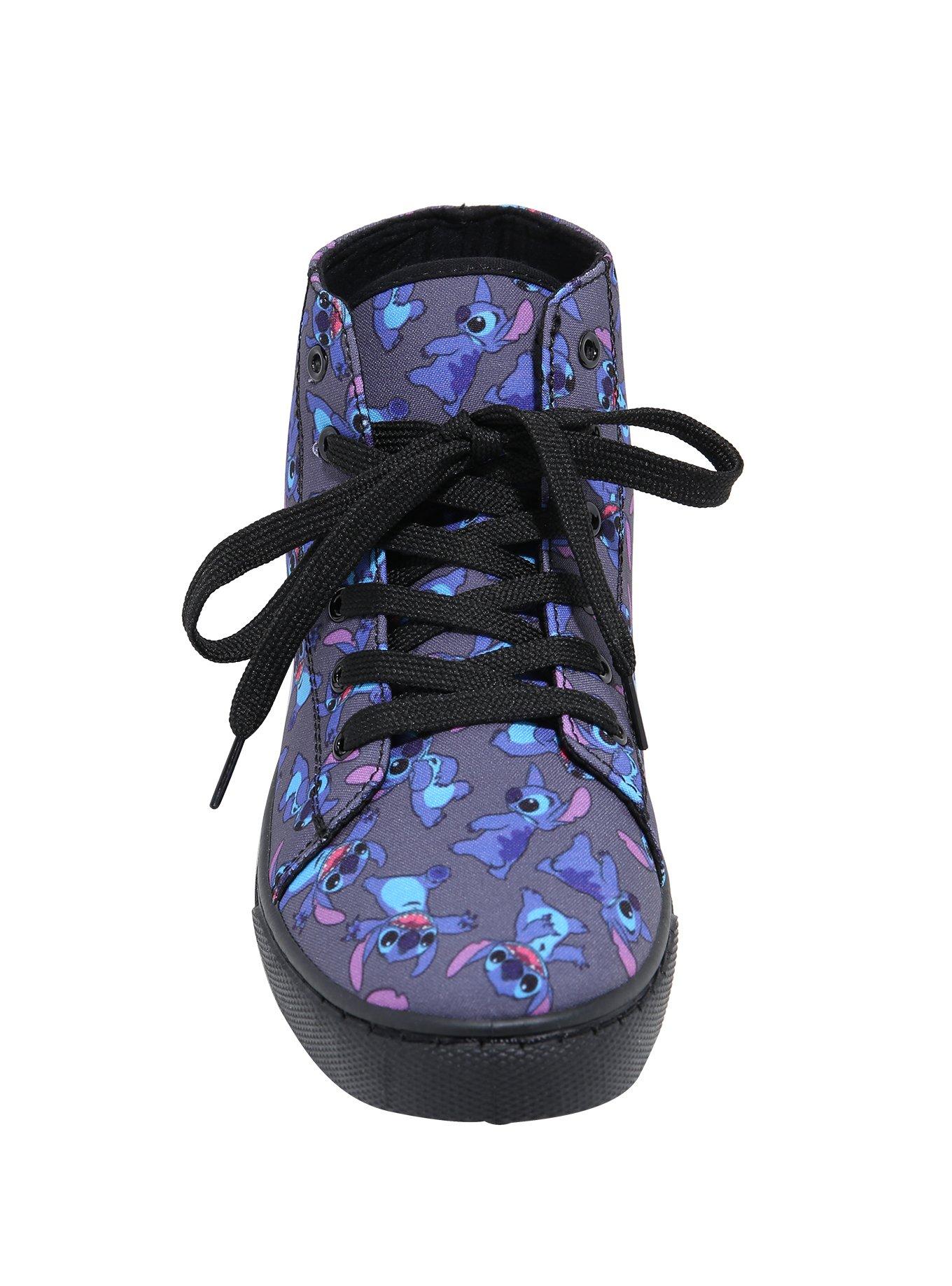 Disney Lilo & Stitch Allover Print Hi-Top Sneakers, , alternate