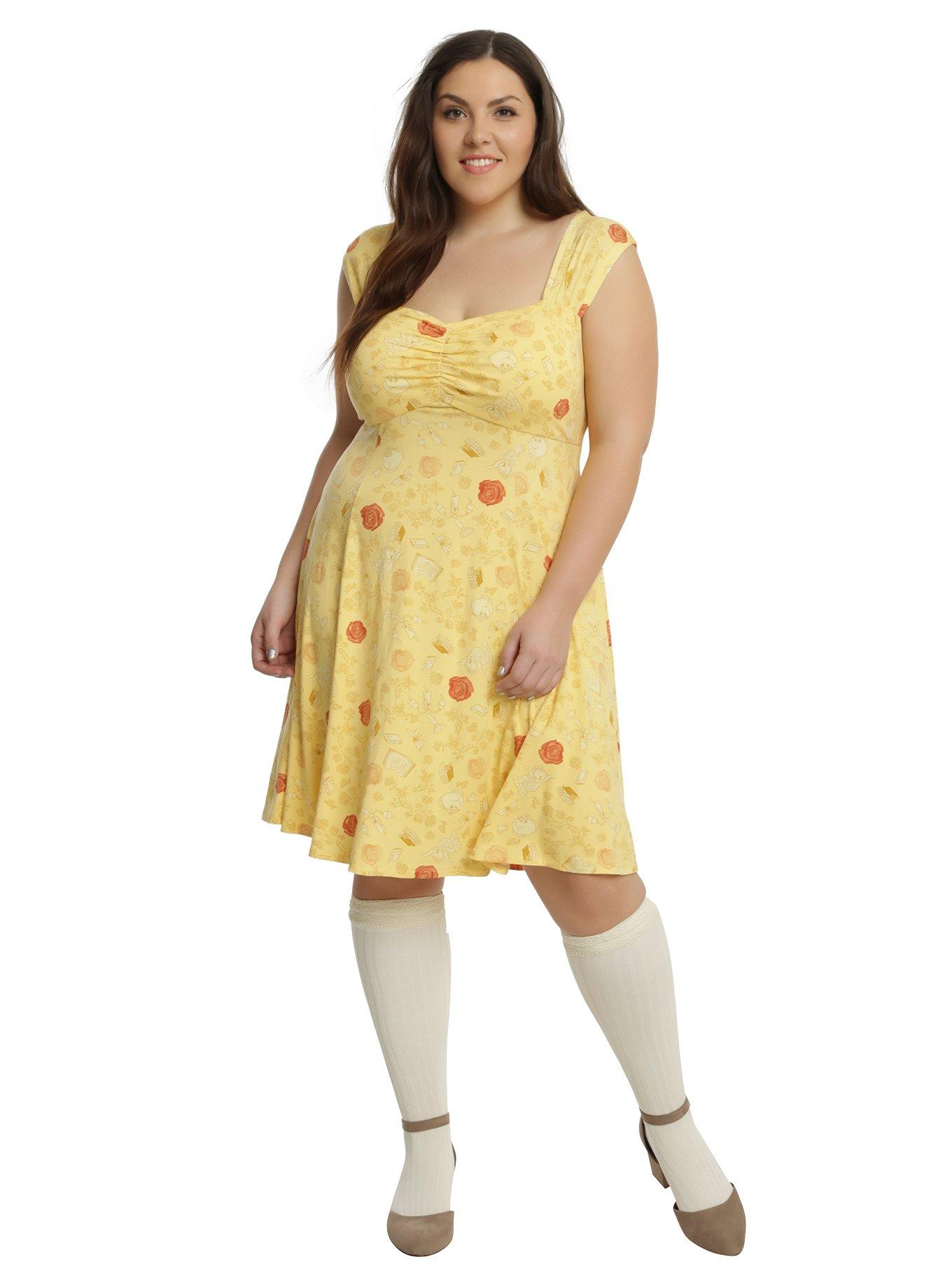 Disney Beauty And The Beast Icons Dress Plus Size, , alternate