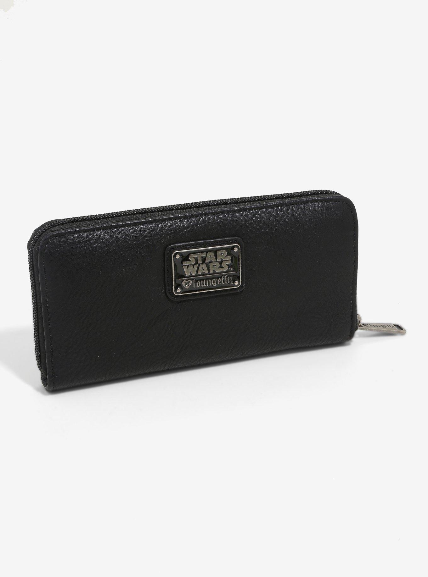 Loungefly Star Wars Darth Vader Galactic Denim Wallet, , alternate