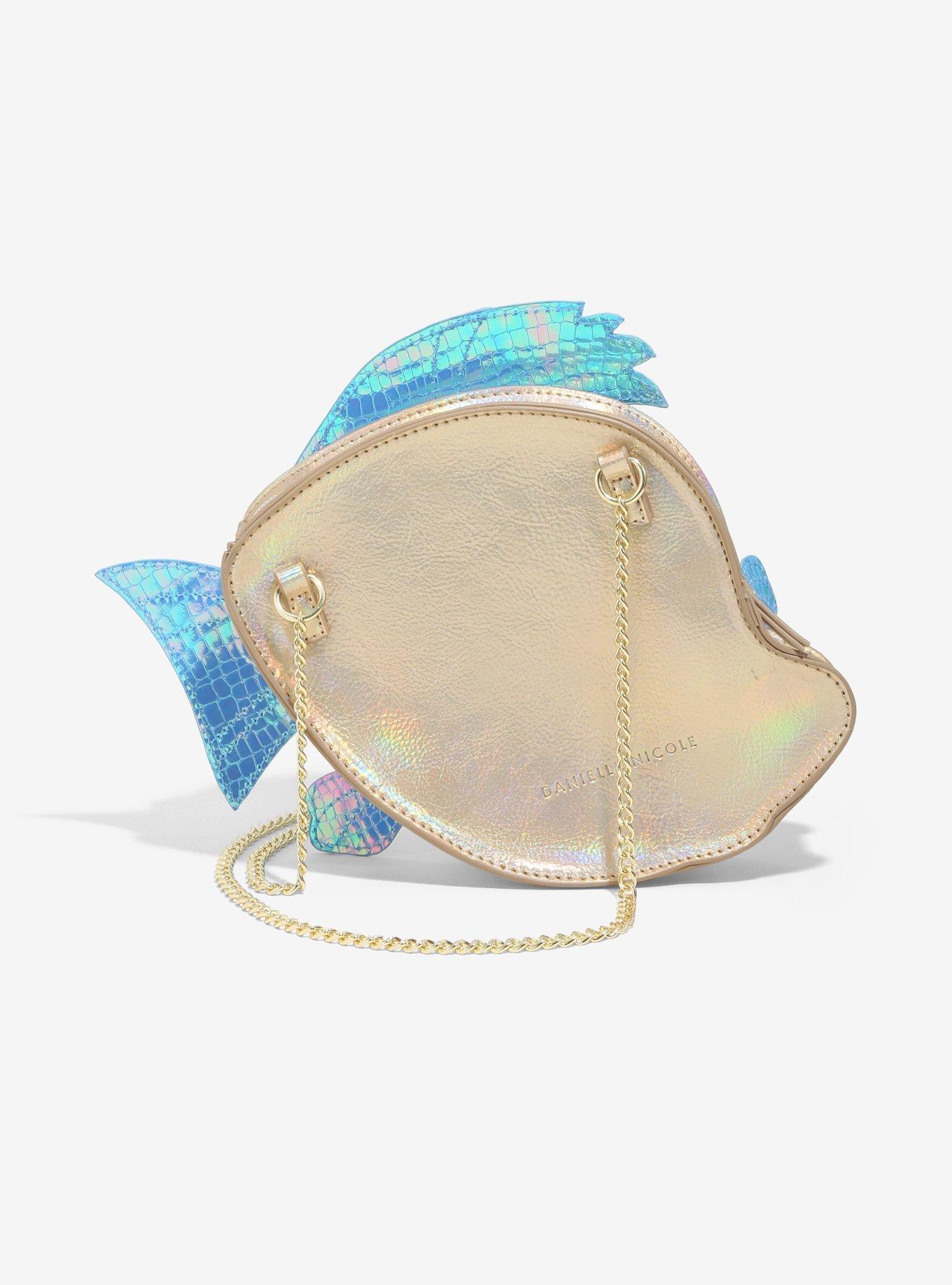 Danielle Nicole Disney The Little Mermaid Flounder Crossbody Bag, , alternate