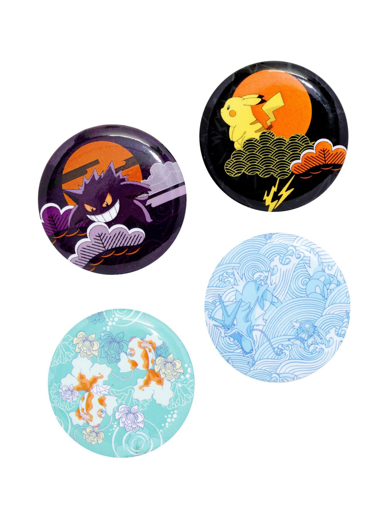 Loungefly Pokemon Japanese Art Pin Set, , alternate