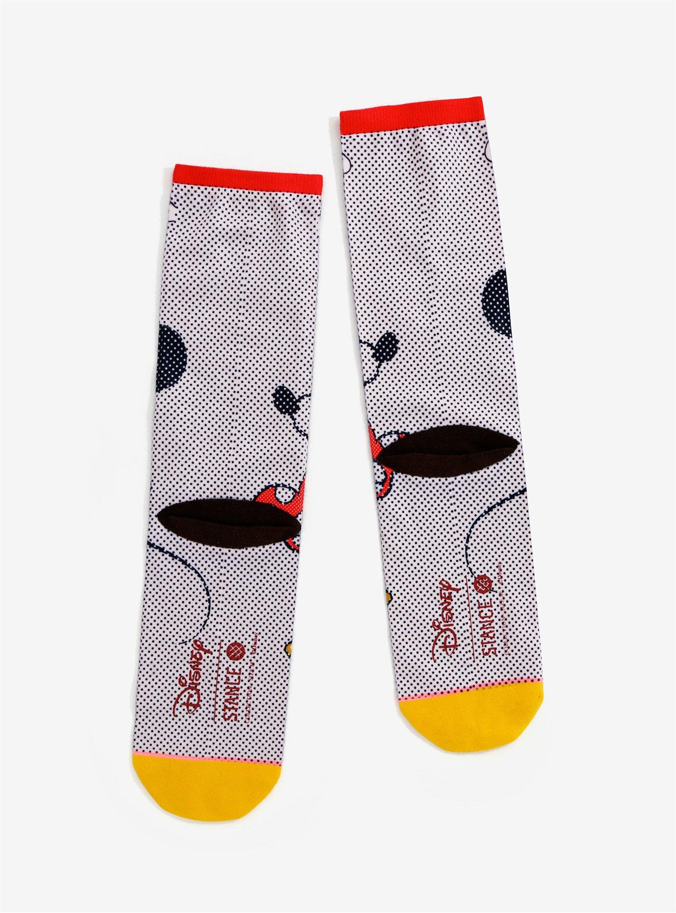 Stance Disney Minnie Mouse Tick Tock Womens Socks, , alternate