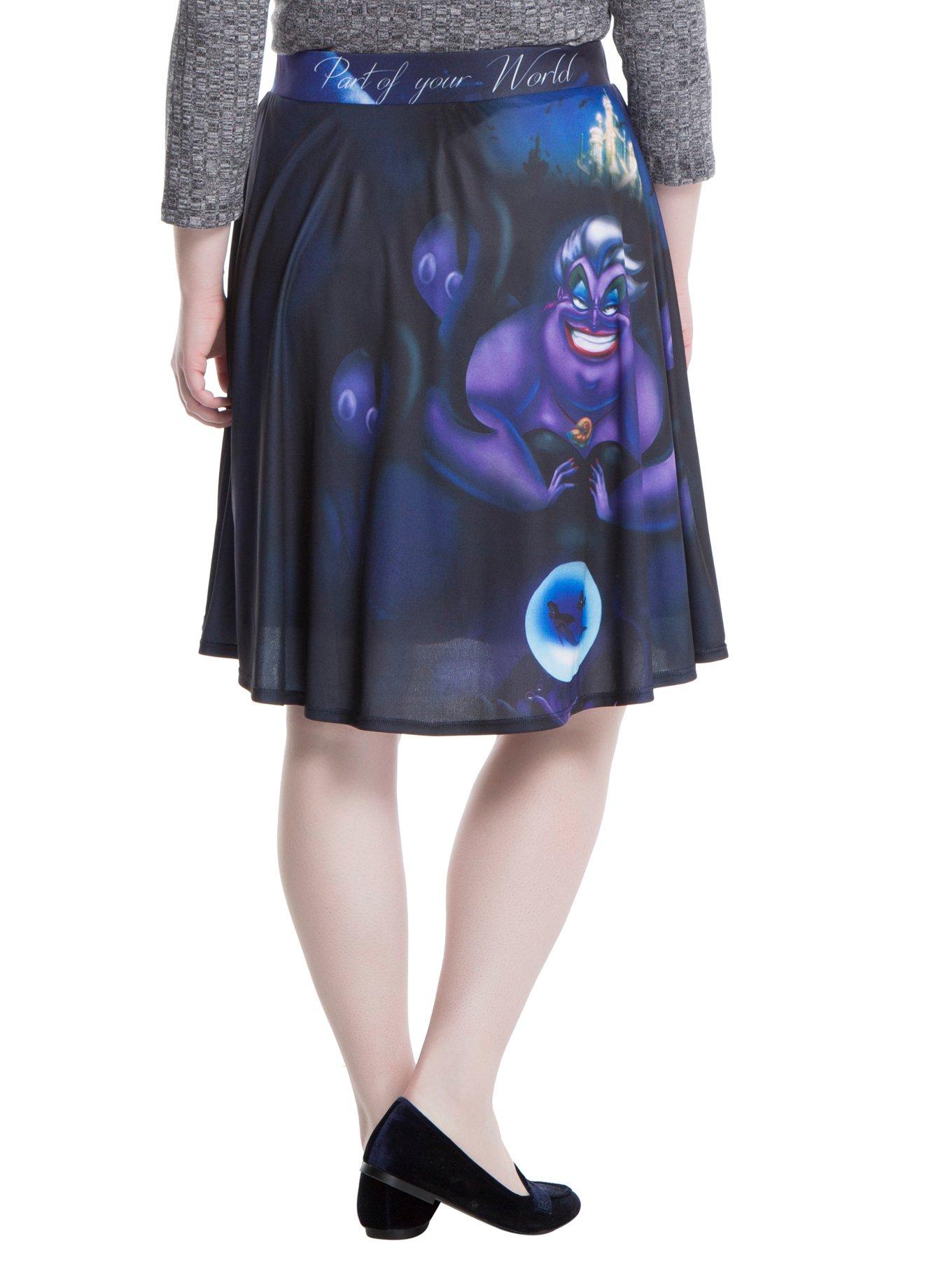 Disney The Little Mermaid Ariel Part Of Your World Sublimation Skirt Plus Size, , alternate