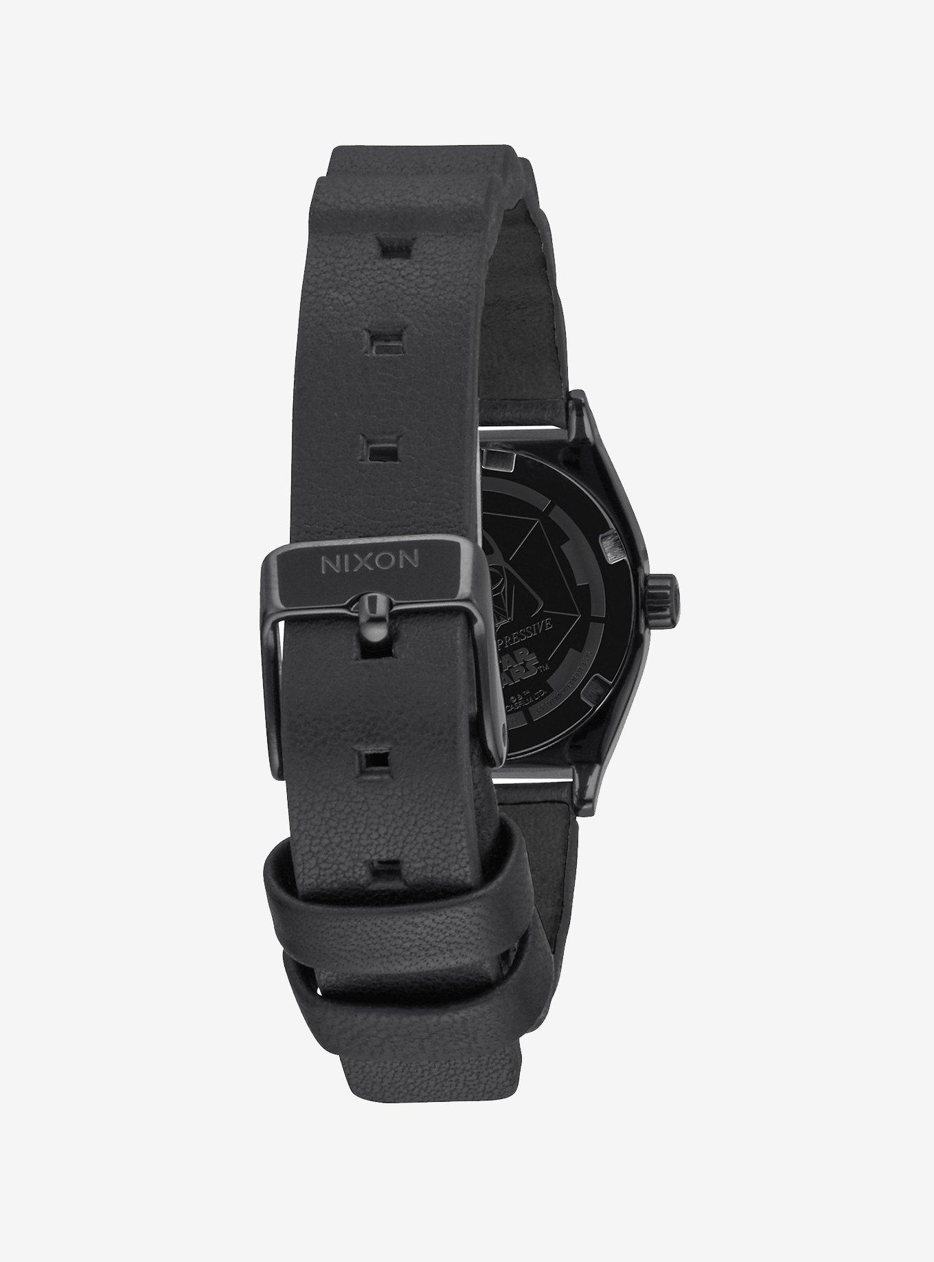 Nixon Star Wars Darth Vader Small Leather Time Teller Watch, , alternate