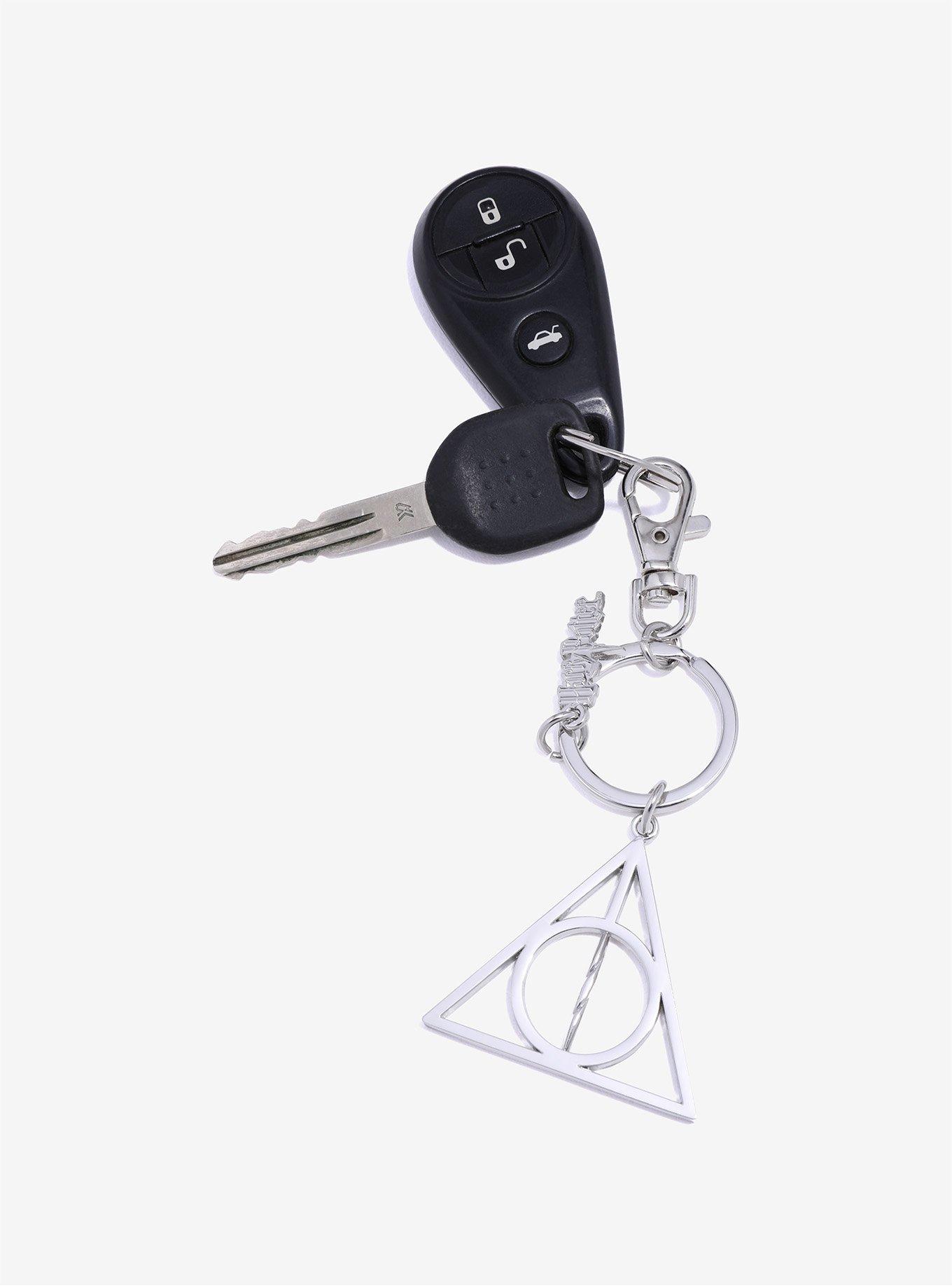 Harry Potter Deathly Hallows Metal Key Chain, , alternate