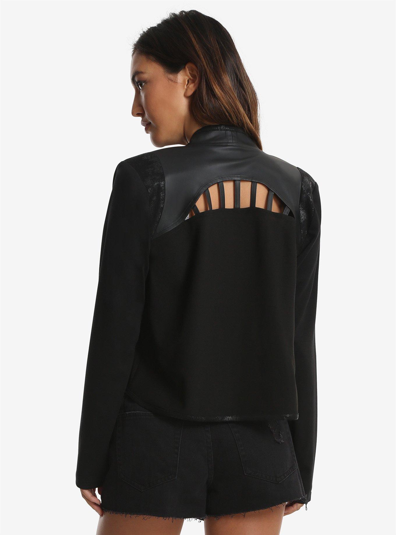 Her Universe Star Wars Imperial Womens Open Jacket, , alternate
