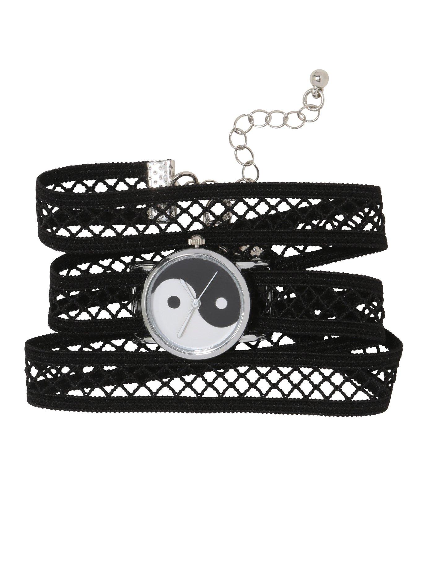 Blackheart Yin-Yang Wrap Watch, , alternate