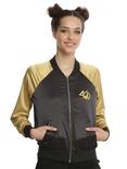Her Universe Star Wars C-3PO & R2-D2 Embroidered Girls Satin Souvenir Jacket, , alternate