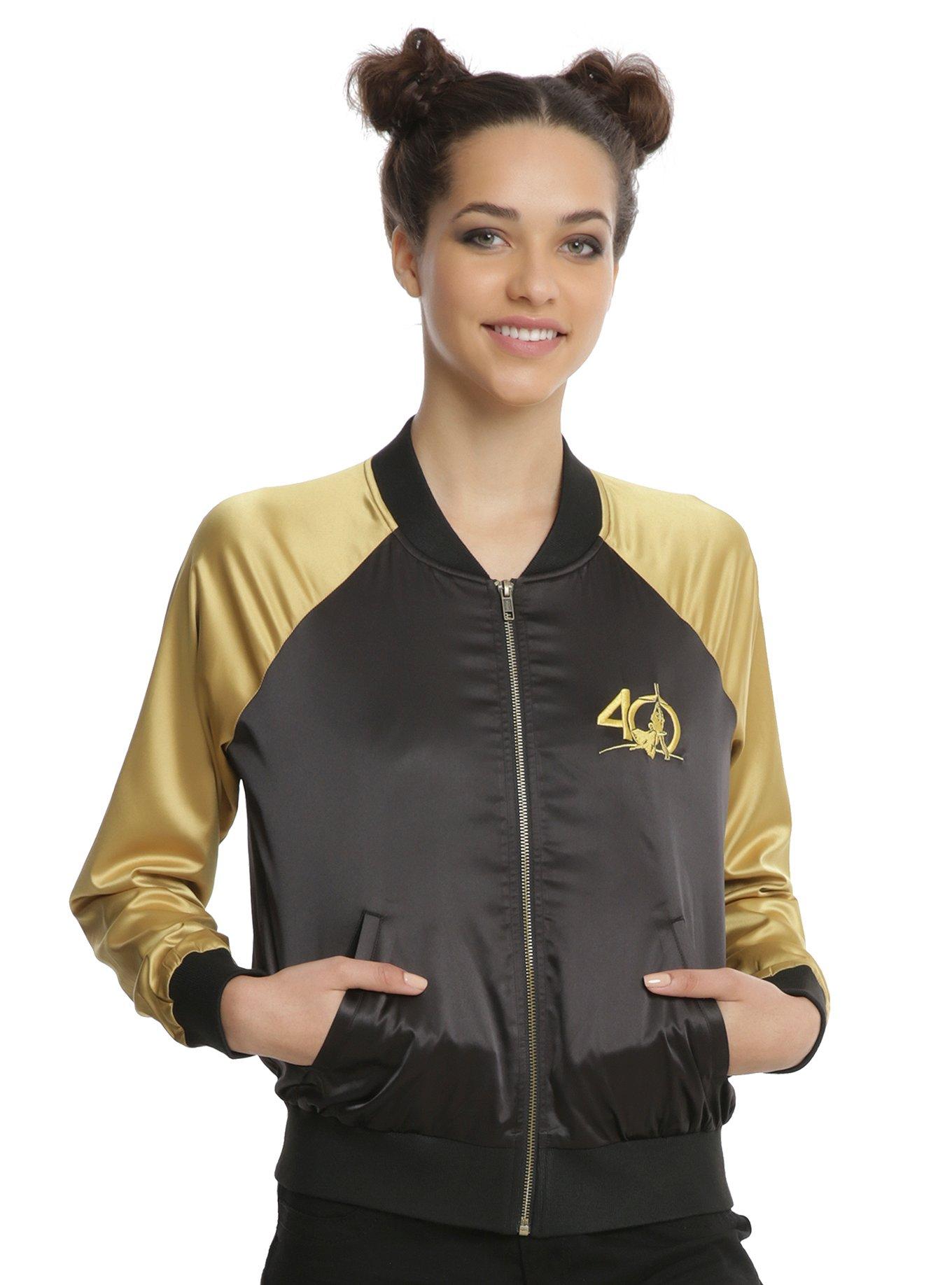 Her Universe Star Wars C-3PO & R2-D2 Embroidered Girls Satin Souvenir Jacket, , alternate