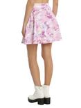 Pastel Galaxy Print Skater Skirt, , alternate