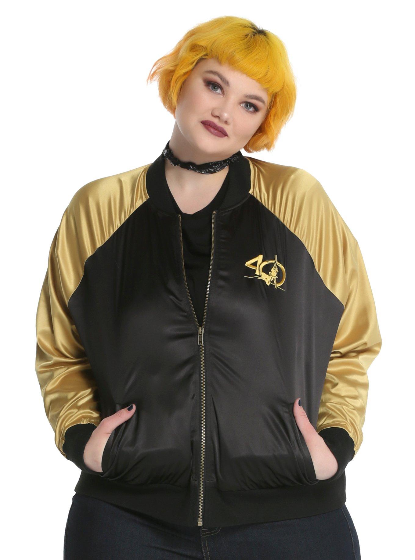 Her Universe Star Wars C-3PO R2-D2 Embroidered Girls Satin Souvenir Jacket Plus Size, , alternate
