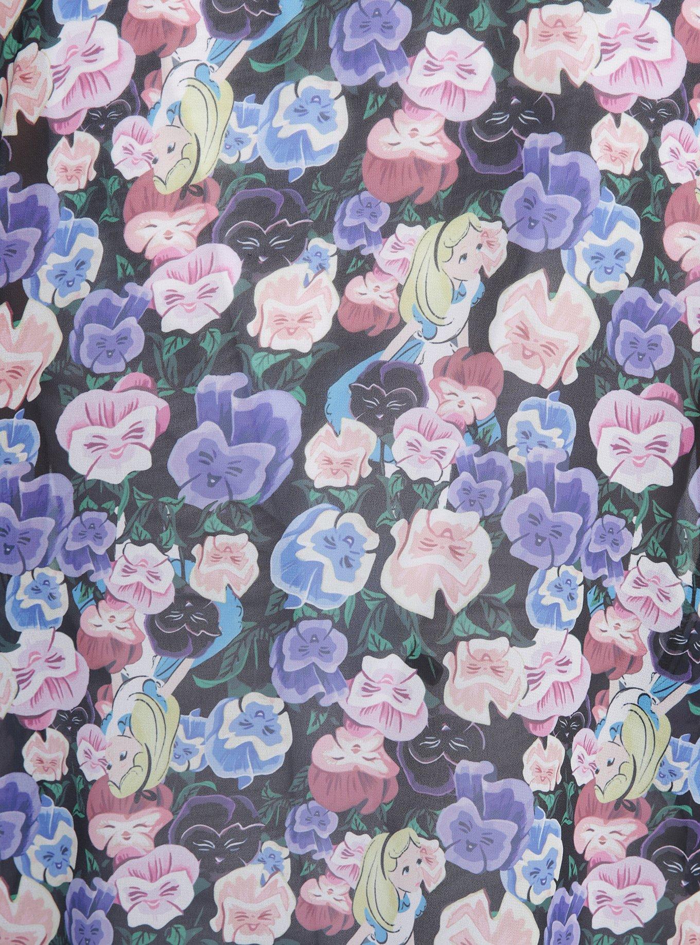 Disney Alice In Wonderland Floral Kimono, , alternate