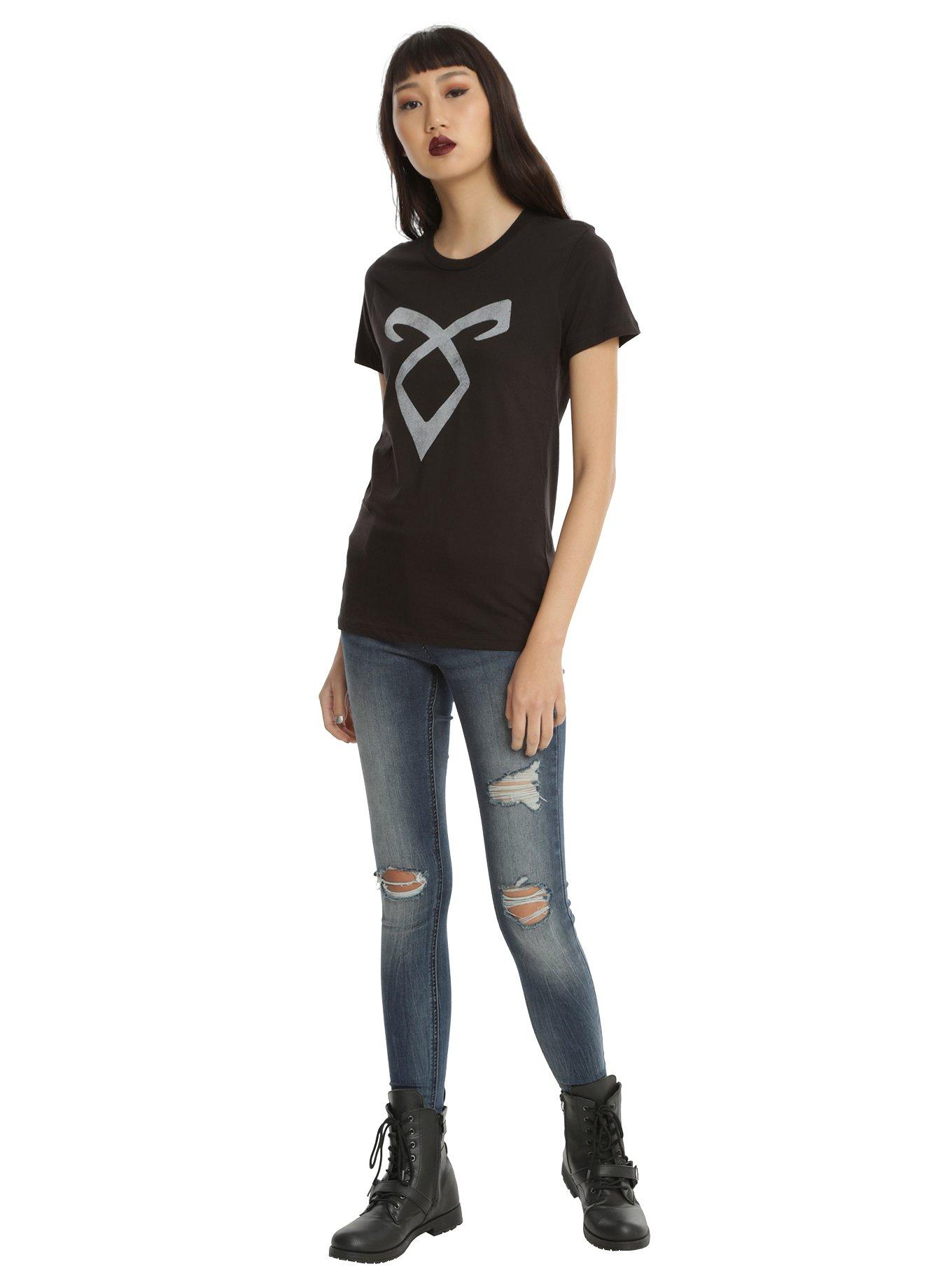 Shadowhunters Angelic Power Rune Girls T-Shirt, , alternate