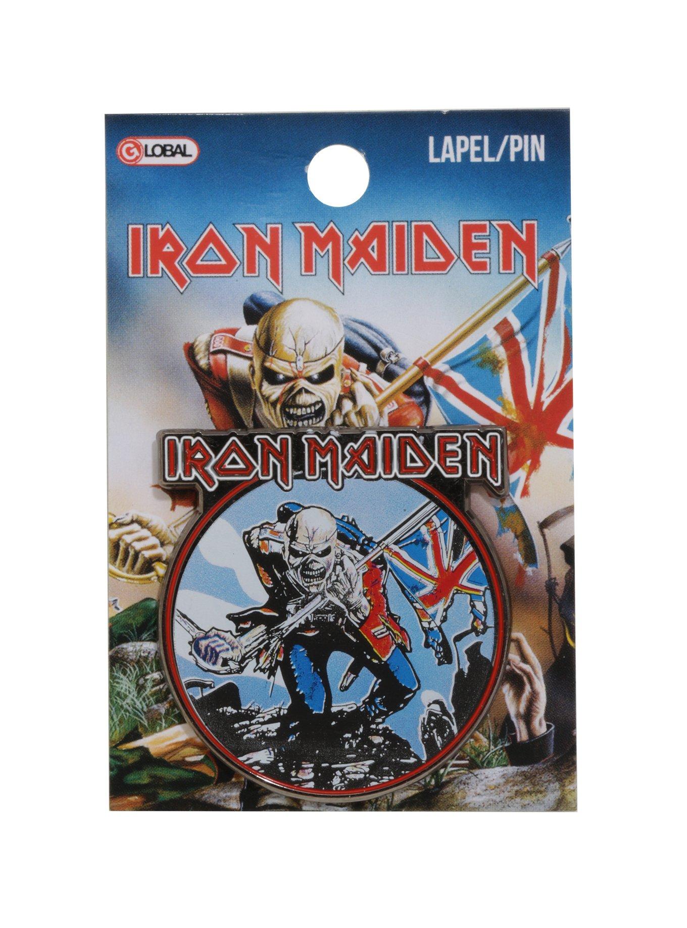 Iron Maiden The Trooper Enamel Pin, , alternate