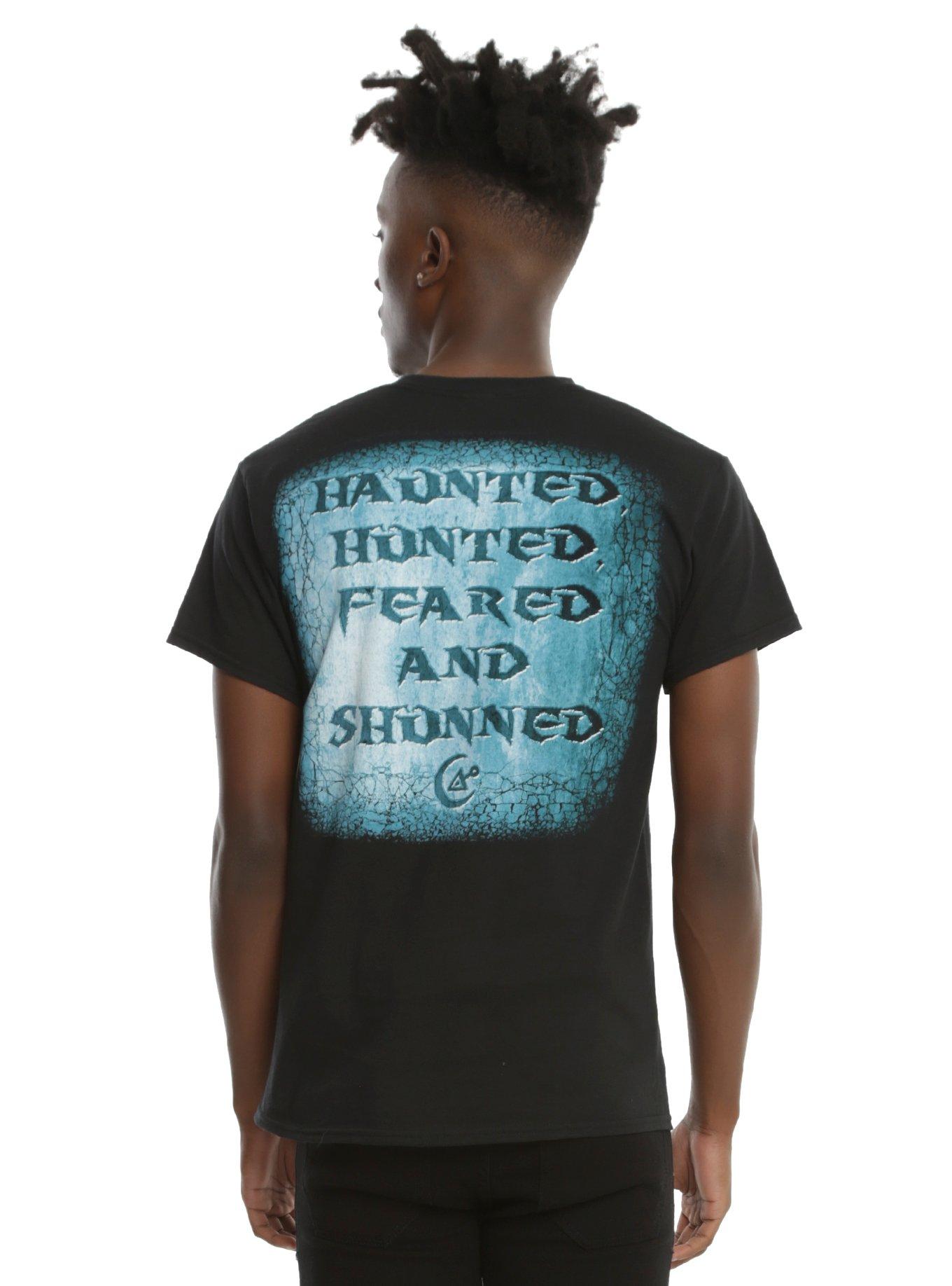 Cradle Of Filth Haunted Hunted Feared And Shunned T-Shirt, , alternate